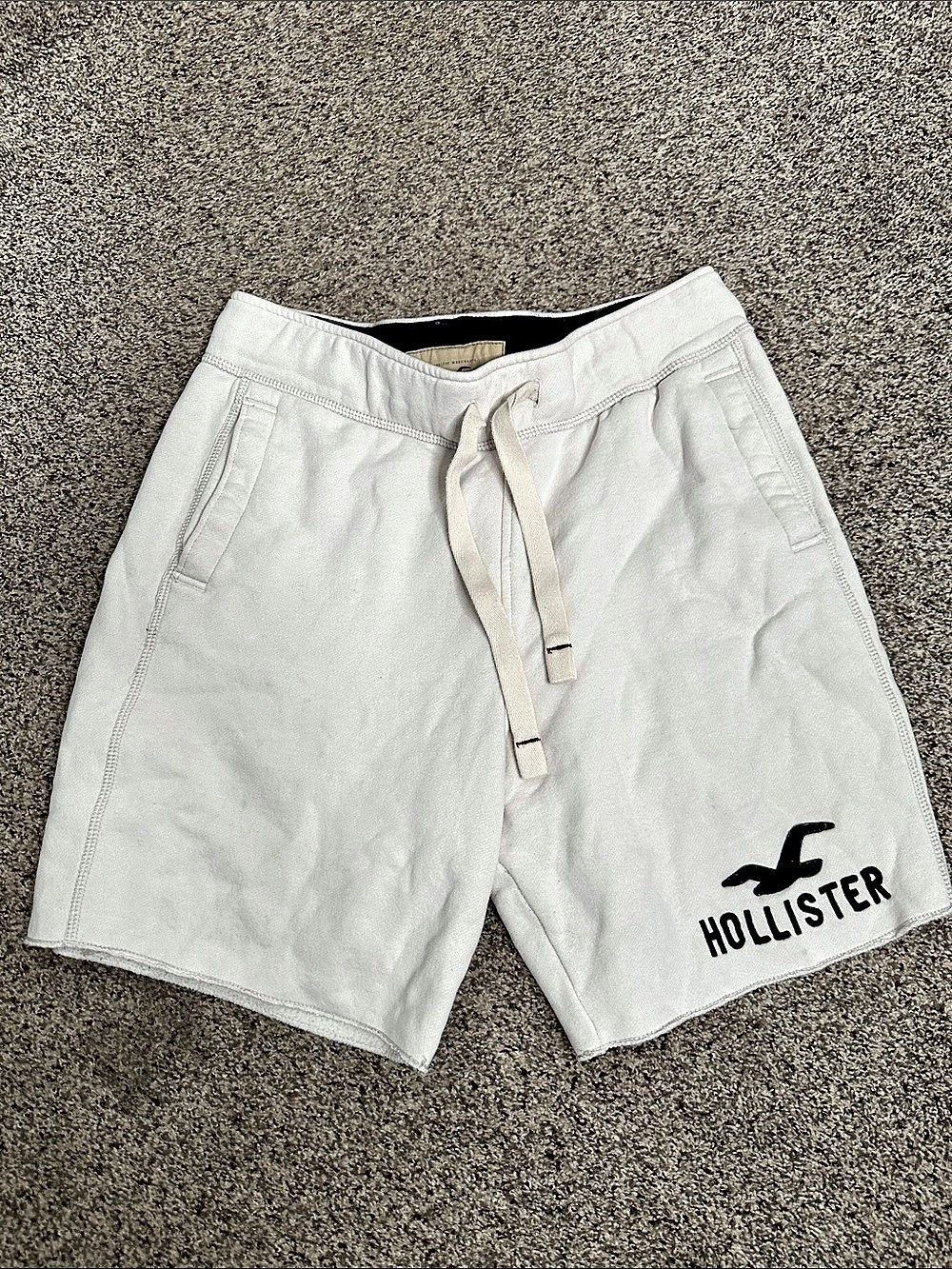 Hollister Casual White Shorts Size Medium